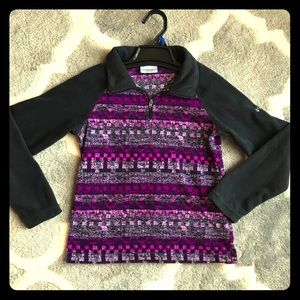 Girls’ Columbia Fleece 1/4 Zip Size 7/8